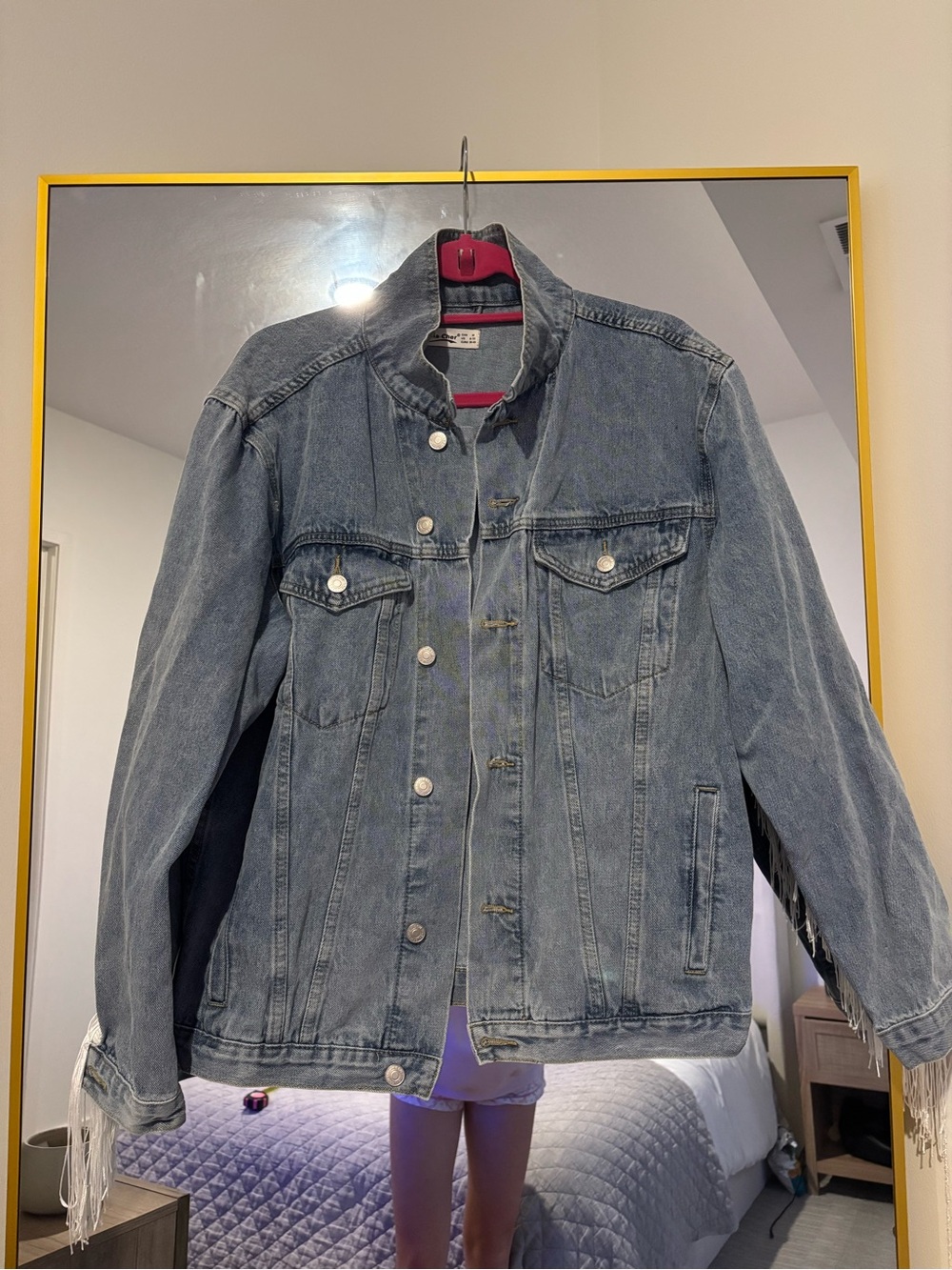Amazon Light Blue Women's Denim Jacket - Button Front Jean Jacket